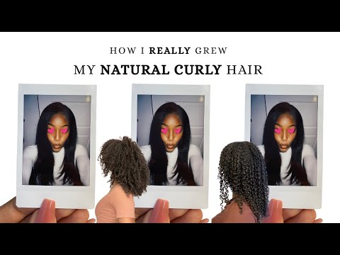 how i grew my curly hair