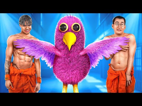 Jock vs Nerd Student in Prison with Opila Bird! Garten of Banban in Real Life!