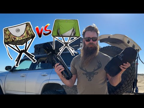 TCEK Swivel Chair vs CLIQ Chair - Battle of the Ultimate Portable Camping Chairs!