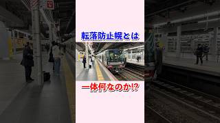 転落防止幌とは#shorts #jr西日本 #鉄道