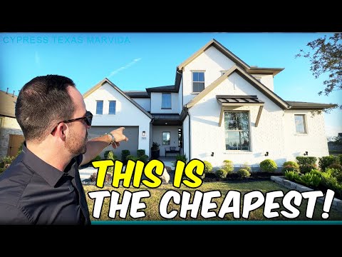 You MUST SEE These NEW HOMES in Cypress Texas with a WATERPARK!!!!