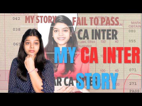 My CA Inter Story - Fail to Pass 📚how I change my CA Inter Result 🎯