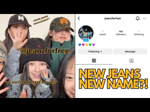 NewJeans New Instagram account and New name (New debut?)