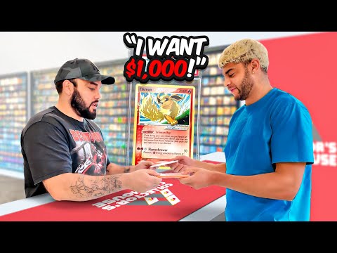 He Wanted $1000 for His Pokemon Collection! *Shop POV Edition*