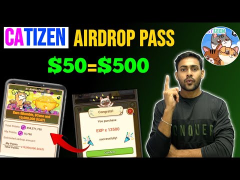 Catizen~I Invested $150 in Catizen Airdrop Pass || Catizen Airdrop Seasons 2 | Catizen Airdrop