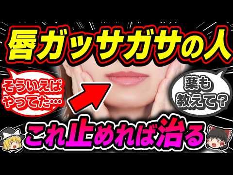 【口唇炎】唇にするとヤバい行為と知らないと損するリップアイテム【ゆっくり解説】