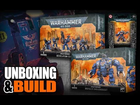 Let's Build Brutalis Dreadnought & Desolators Space Marines Warhammer 40k Unboxing