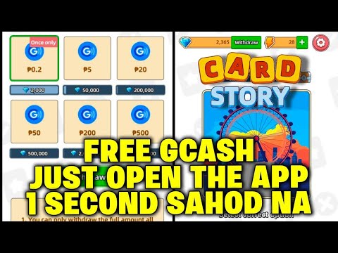 FREE GCASH NA AGAD ₱500 | OPEN MO LANG ANG APP💸| INSTANT RECEIVE PAYMENT | OWN PROOF | CARDSTORY APP