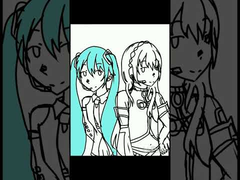 miku and luka speedpaint