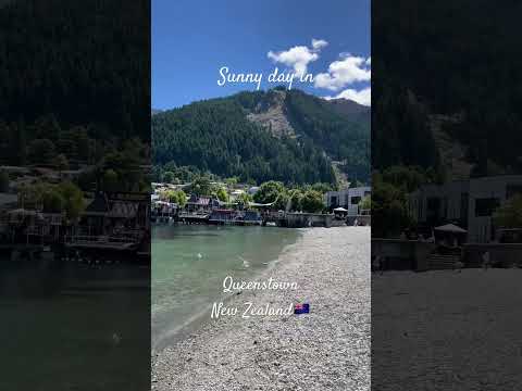 🇳🇿ニュージーランド｜クイーンズタウンのワカティプ湖｜Lake Wakatipu in queens town,  New Zealand #shorts #ニュージーランド #queenstown