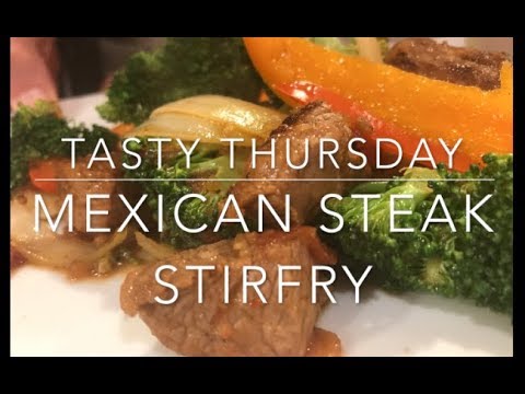 Steak Stir Fry, Mexican-style - a Tasty Thursday video