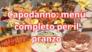 Capodanno menù completo per il pranzo