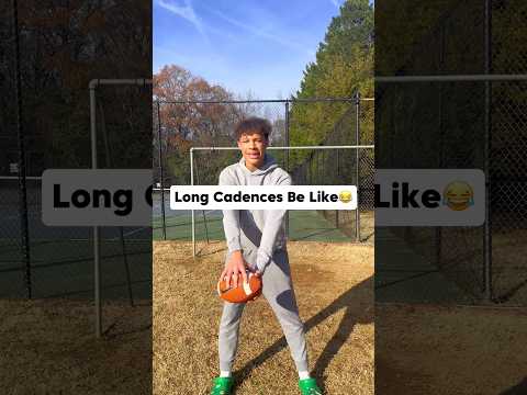 The QB With A Long Cadence Be Like 😂 #shorts #football #viralvideo