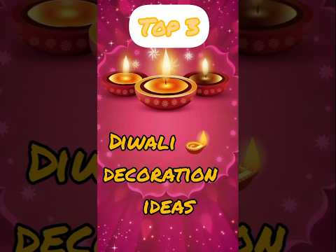 Top 3 DIY decorations for Diwali 🎇🪔.........