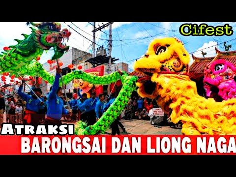 Barongsai vs Naga Liong di Cifest