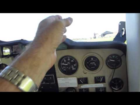 Chris Leigh landing G-PLAN at Barton airport