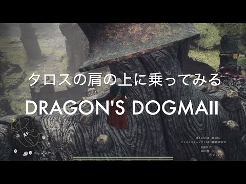 タロスの肩の上に乗ってみる【DRAGON'S DOGMA2 PS5】