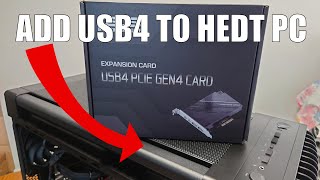 So the ASUS USB4 PCIE card finally launched