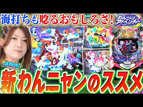 【わんニャンアドベンチャー】ビワコがオススメする決め手とは一体…!? 海打ちも唸る、魅力が満載の最新台を実戦!!! 【波物語#6】[パチンコ]