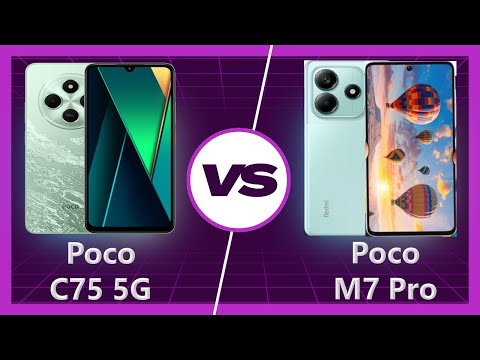 Poco M7 Pro vs Poco C75 5G Detailed Comparison