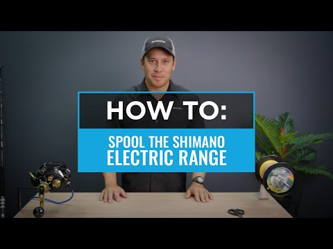 How to spool Shimano's electric reel range | Shimano BeastMaster MD 12000