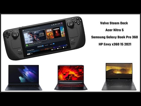 Valve Steam Deck vs Laptops