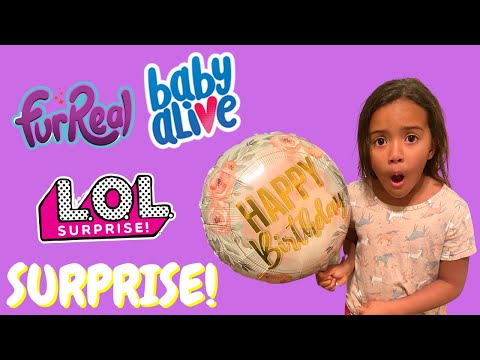 I Surprised My Daughter With Fur Real Pets & LOL Surprises For Her Birthday!!!