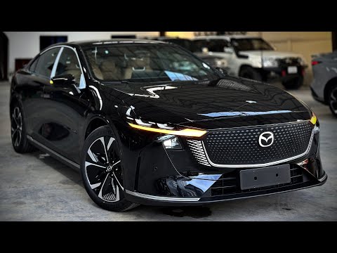 All New Mazda EZ-6 EV ( 2025 ) - Luxury EV Sedan | Black Color