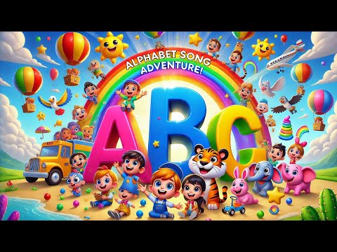 ABCD song,Alphabet Adventure,ABC Song for Kids🐘,A is for Apple,B is for Ball,a for apple,B for ball