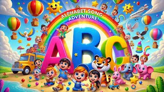 ABCD song,Alphabet Adventure,ABC Song for Kids🐘,A is for Apple,B is for Ball,a for apple,B for ball