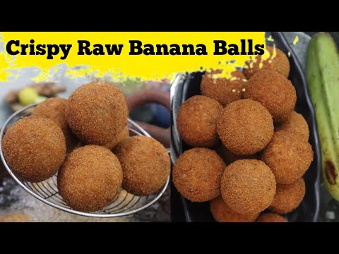 Crispy Raw Banana Balls Recipe in Tamil | Amma Samayal