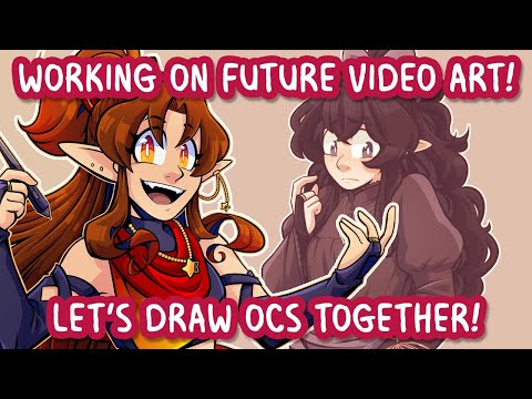 Drawing some OCs- Let's draw together!!