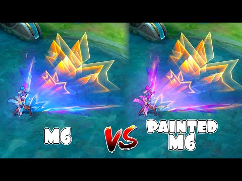 Claude M6 VS Painted M6 Skin Comparison