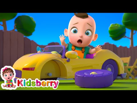 Wheels on the Car + Wheels on the Bus | Kidsberry Nursery Rhymes & Baby Songs