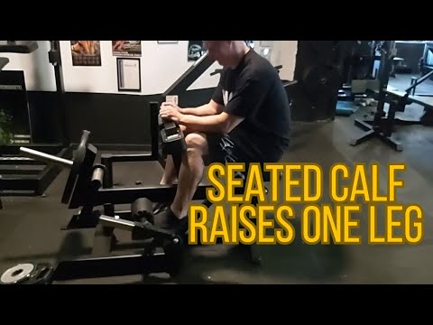 Calf Raises seated one leg /Gladiator Training Program