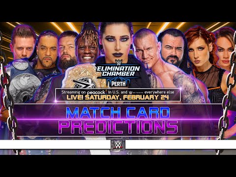 WWE Elimination Chamber 2024 - Card Predictions [v3]