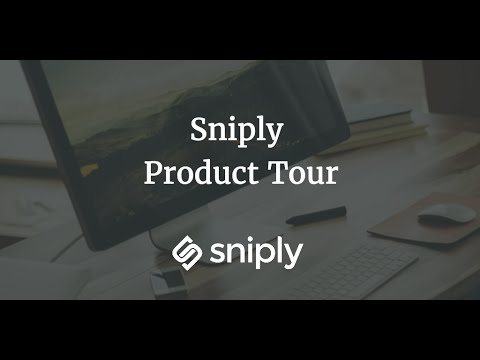 Sniply Product Tour