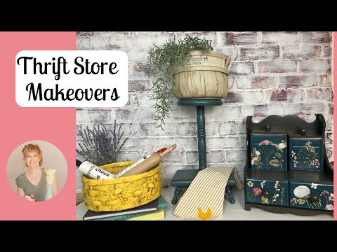 How I up-cycled my THRIFT STORE FINDS | FRENCH COUNTRY | COTTAGE CORE | FRENCH FARMHOUSE