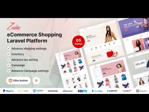 Step-By-Step Installation Guide For Zaika eCommerce CMS Script - Laravel eCommerce Shopping Platform