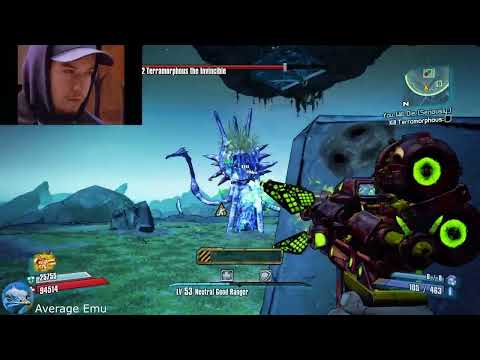 Solo Raid: Emu vs. Terramorphous Borderlands 2 Raid Boss True Vault Hunter Difficulty