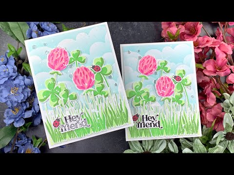 EASY Layered Stamping Scene Cards | Simon Says Stamp