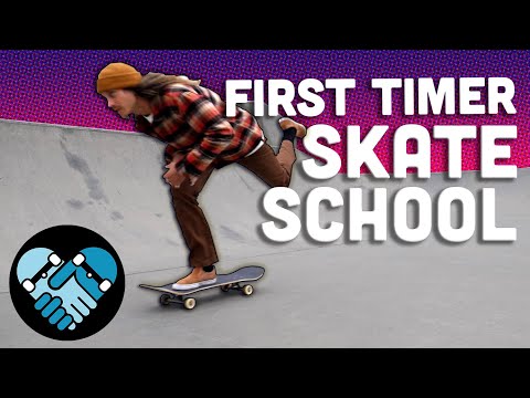 FIRST TIME Skateboarding tutorial