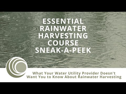 What Your Water Utility Doesn’t Want You to Know about Rainwater Harvesting