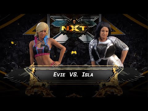 WWE 2K22 AWA wrestling: Evie vs Isla