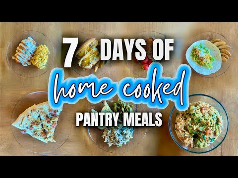 REALISTIC Week of Pantry Dinners | Real life Home Cooked Meals | What's for Dinner | MEL COOP