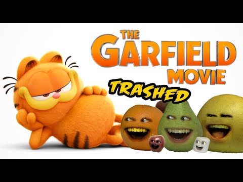 Annoying Orange - The Garfield Movie TRAILER TRASHED!!! @eganimation442