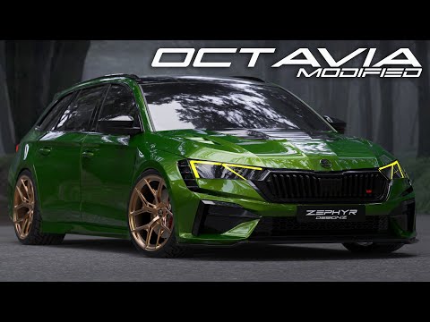 Skoda OCTAVIA VRS Combi 2024 Facelift HARDCORE Widebody MODIFIED Concept