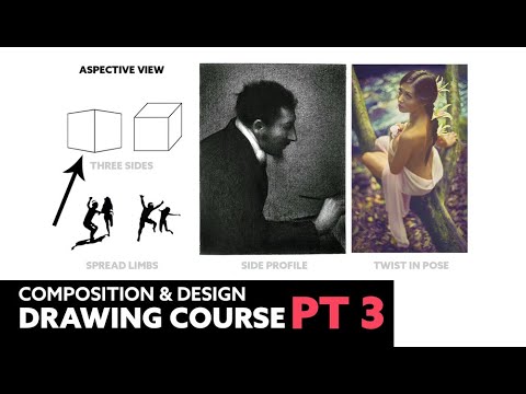 Composition and Design Drawing Course - Intro to Techniques (Part 3)