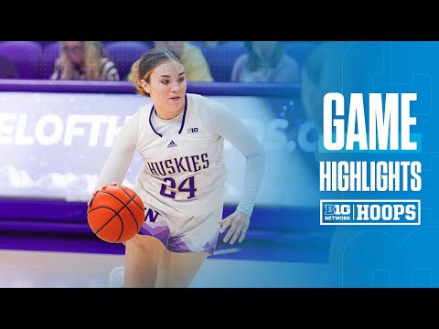 North Dakota State at Washington | HIGHLIGHTS | Big Ten Women's Basketball | 12/18/24