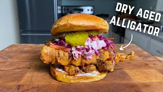 Dry Aged Alligator (Nashville Hot Gator Sandwich)